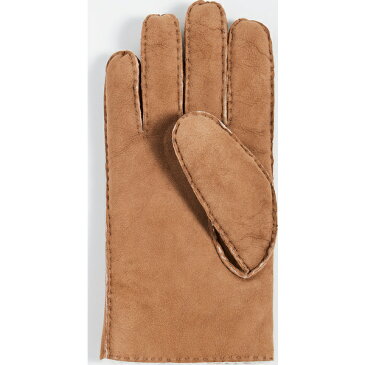 (取寄)ポロ ラルフローレン シアリング アイコン グローブ Polo Ralph Lauren Shearling Icon Gloves Natural