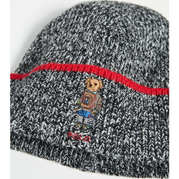 (取寄)ポロ ラルフローレン ハイキング ベアー ハット Polo Ralph Lauren Hiking Bear Hat Salt PepperRagg