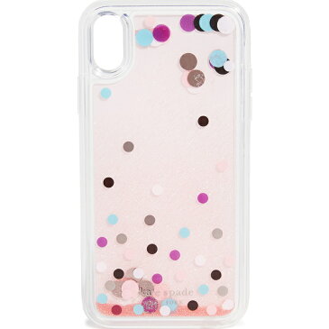 【エントリーでポイント5倍】Kate Spade iPhone ケース XR ケイトスペード ディスコ ドット リキッド グリッター アイフォンケース XRケース Kate Spade New York Disco Dots Liquid Glitter iPhone Case