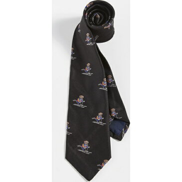 ラルフローレン ネクタイ エクストリーム ベアー ロゴ タイ ブラック Polo Ralph Lauren Extreme Bear Tie Black