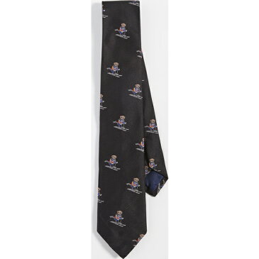 ラルフローレン ネクタイ エクストリーム ベアー ロゴ タイ ブラック Polo Ralph Lauren Extreme Bear Tie Black