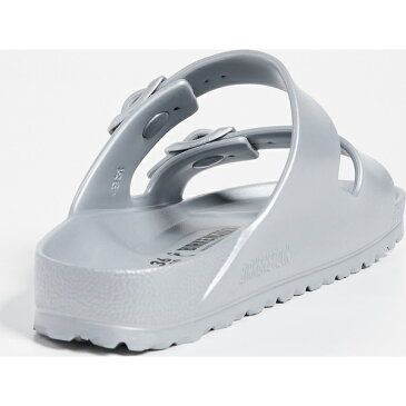 【エントリーでポイント5倍】(取寄)ビルケンシュトック アリゾナ サンダル - ナロー Birkenstock Arizona Sandals - Narrow MetallicSilver