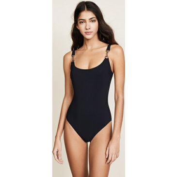 (取寄)トリーバーチ レディース クリップ タンク スイムスーツ Tory Burch Women's Clip Tank Swimsuit Black