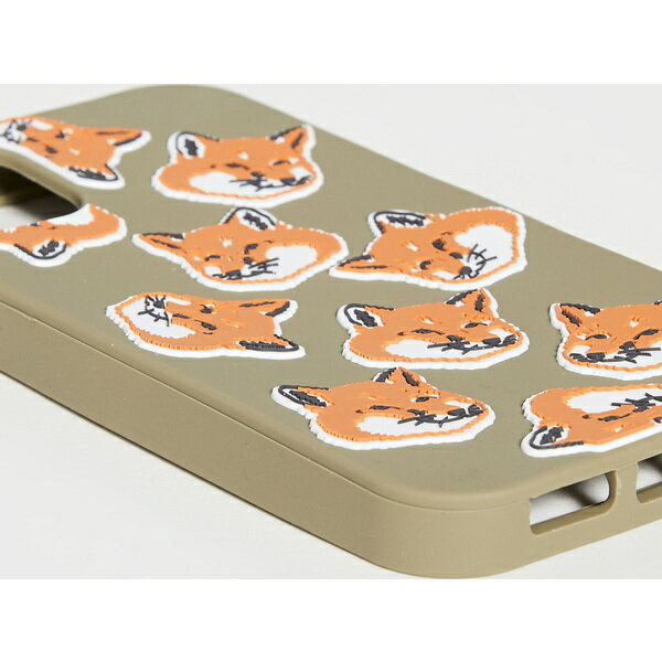 正規店仕入れの 取寄 メゾンキツネ アイフォン 11 ケース オール オーバー フォックス ヘッド Maison Kitsune Iphone 11 Case All Over Fox Head Lightkhaki ジェットラグ店 Aloslibros Com