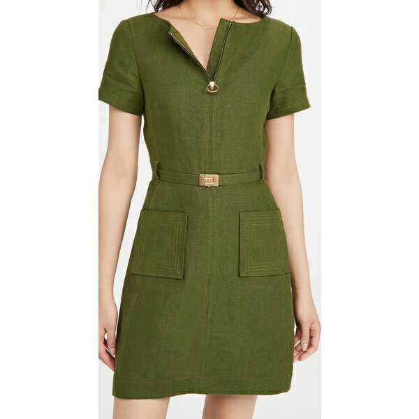 (取寄)トリーバーチ レディース リネン ナディア ドレス Tory Burch Women's Linen Nadia Dress BristolGreen 送料無料