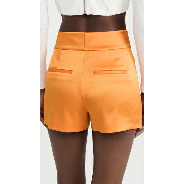 (取寄)アリス アンド オリビア レディース マラ クロスオーバー ショーツ alice + olivia Women's Mara Crossover Shorts Tangerine