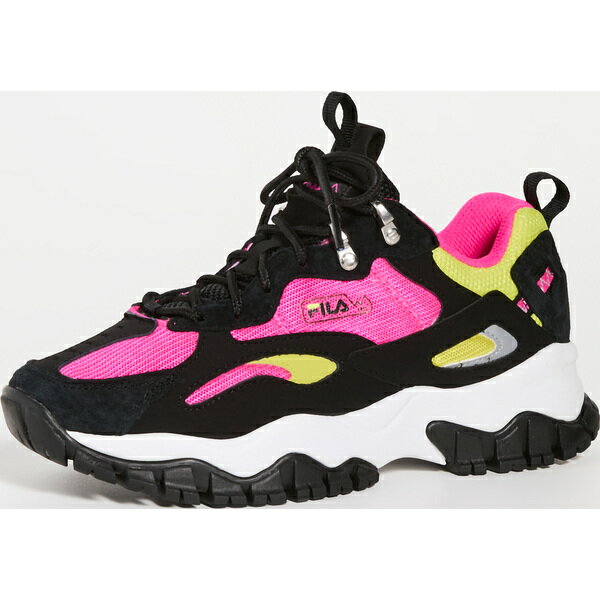 (取寄)フィラ レディース レディース レイ トレーサー スニーカー Fila Women's Women's Ray Tracer Sneakers Black White PinkGlo