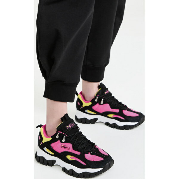 (取寄)フィラ レディース レディース レイ トレーサー スニーカー Fila Women's Women's Ray Tracer Sneakers Black White PinkGlo