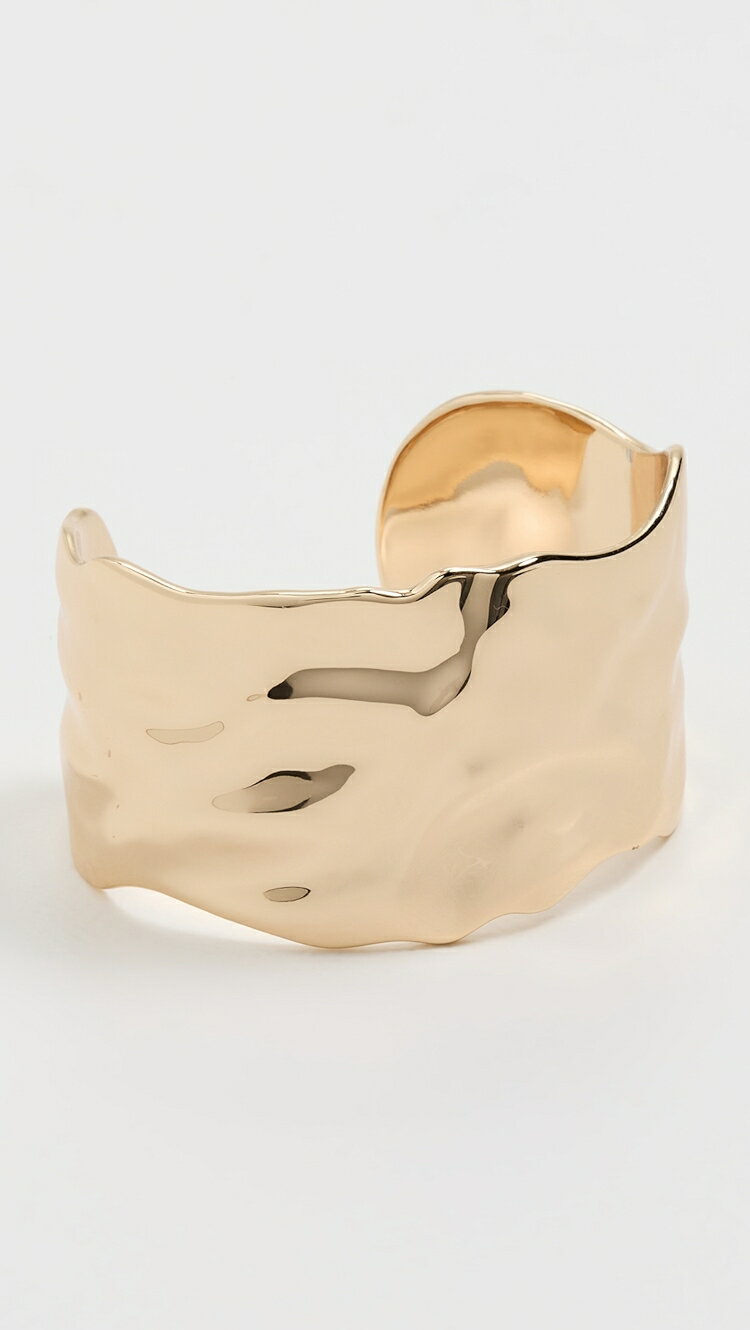 (取寄) シック スカルプ カフ Ettika Thick Sculpted Cuff gold