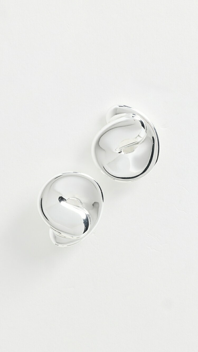 (取寄) リオ ボタン イヤリングス Jenny Bird Rio Button Earrings silver