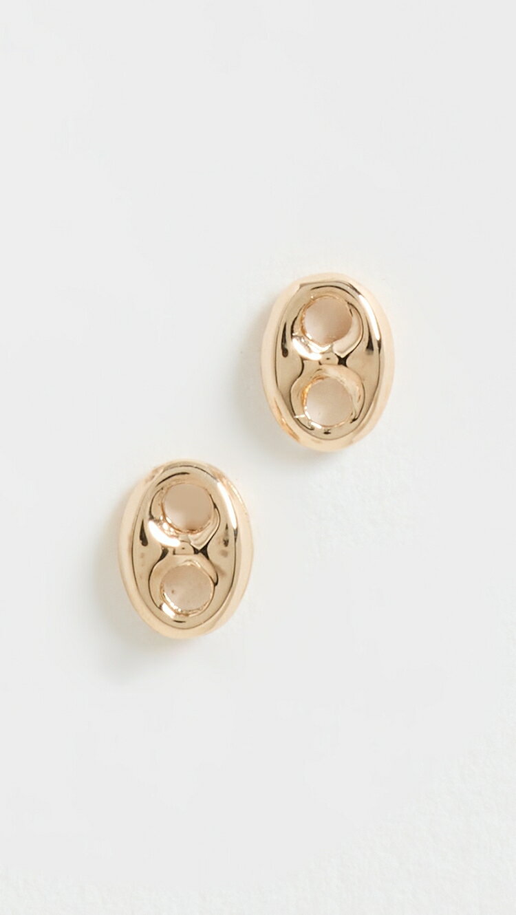 (取寄) 14K ゴールド スモール マリナー リンク スタッズ イヤリングス Zoe Chicco 14k Gold Small Mar..