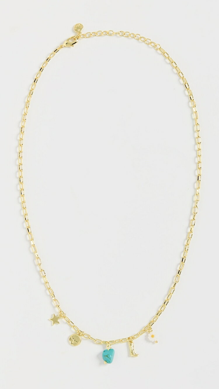 (取寄) ゴルジャナ ウェスタン ミニ チャーム ネックレス Gorjana Western Mini Charm Necklace gold
