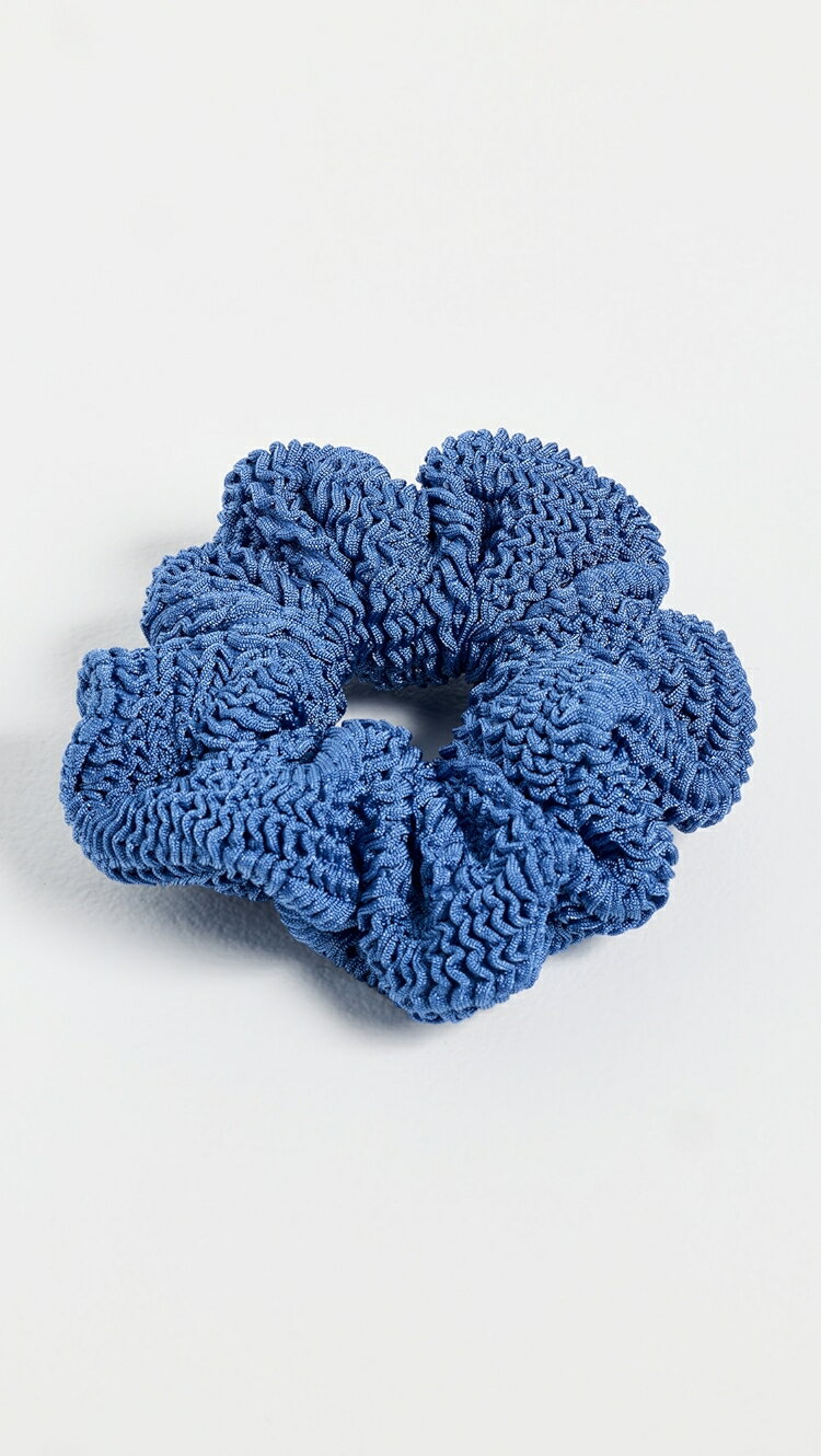 (取寄) ハンザ ジー スクランチー Hunza G Scrunchie metallic denim