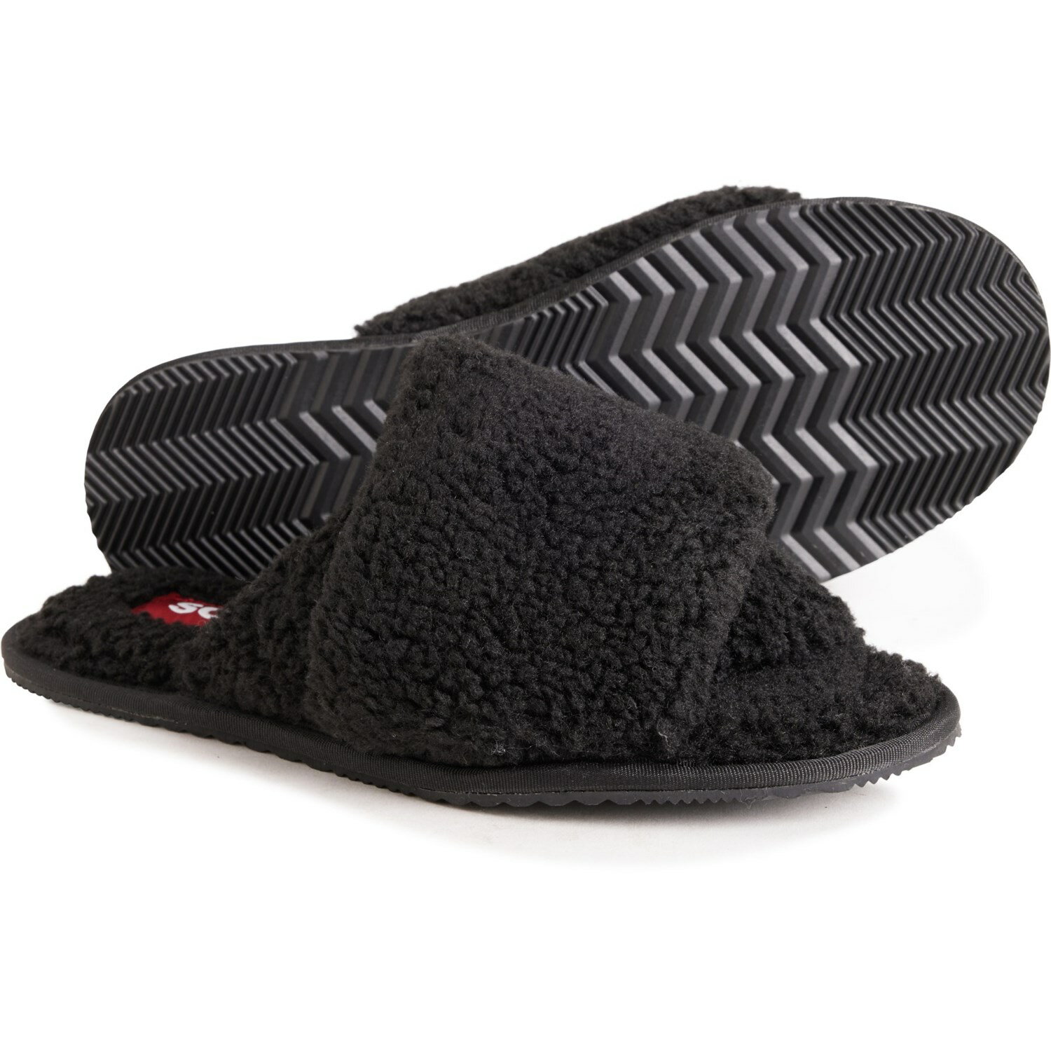 (取寄) ソレル レディース ゴー メール ラン スリッパ Sorel women Go Mail Run Slippers (For Women) Black, Sea Salt