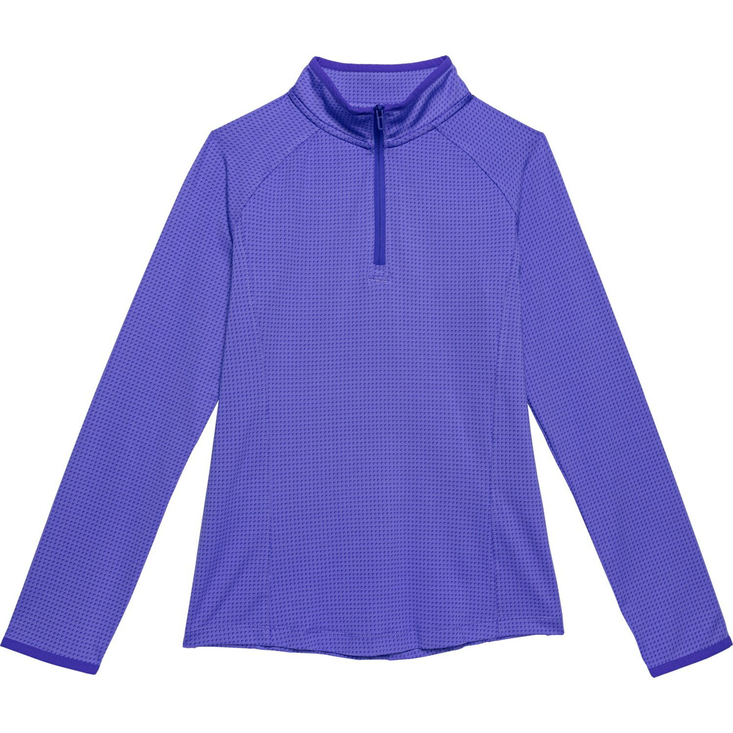 (取寄) アンダーアーマー ビッグ ガールズ T2 グリーン シャツ - Upf 50以上, ジップ ネック, ロング スリーブ Under Armour Big Girls T2 Green Shirt - UPF 50+, Zip Neck, Long Sleeve Purple