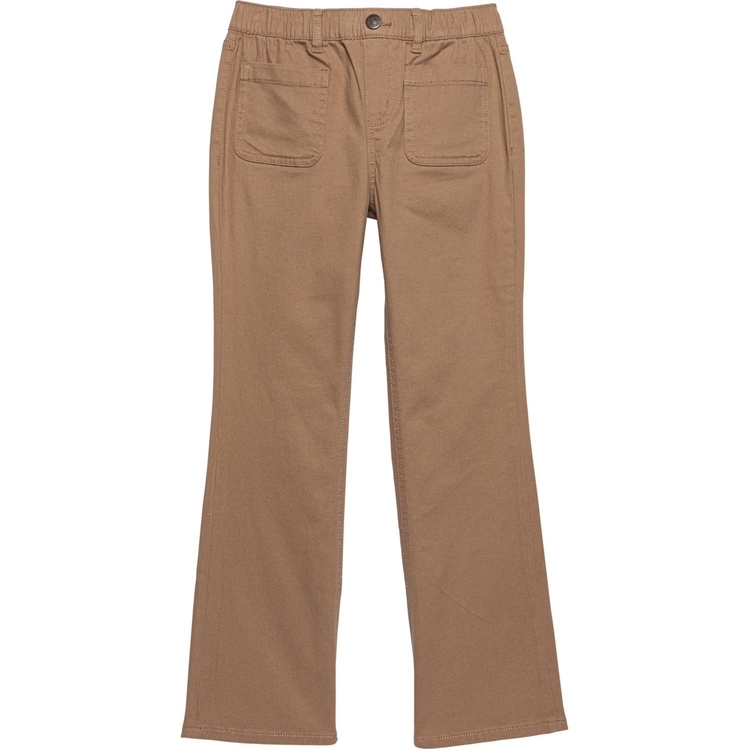 (取寄) ラッキーブランド ビッグ ガールズ パッチ ポケット プル-オン ジーンズ - フレア レッグ Lucky Brand Big Girls Patch Pocket Pull-On Jeans - Flare Leg Woodsmoke