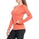 (取寄) スマートウール クラシック サーマル ベース レイヤー トップ - メリノ ウール, ロング スリーブ SmartWool Classic Thermal Base Layer Top - Merino Wool, Long Sleeve Bl Light Habanero Heather(4)