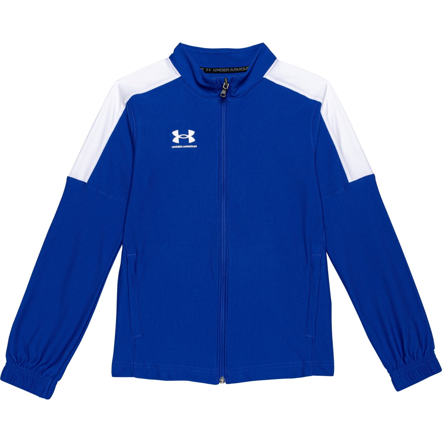 (取寄) アンダーアーマー ビッグ ボーイズ チャレンジャー トラック ジャケット Under Armour Big Boys Challenger Track Jacket Blue
