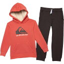 (取寄) クイックシルバー リトル ボーイズ フリース パーカー アンド ジョガーズ セット Quiksilver Little Boys Fleece Hoo...