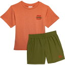 (取寄) アヴァランチ リトル ボーイズ Tシャツ アンド ショーツ セット - ショート スリーブ Avalanche Little Boys T-Shirt...