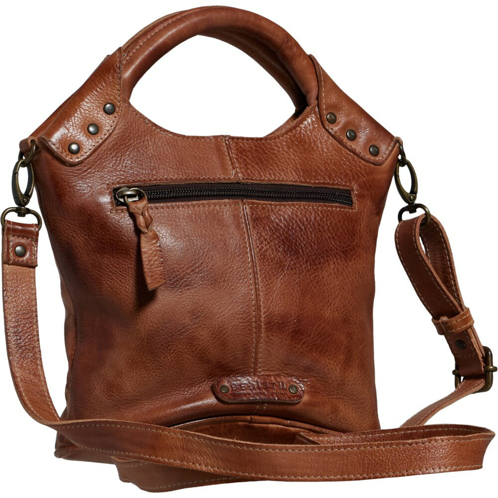 (取寄) ベッドステュ デリラ クロスボディ バッグ - レザー Bed Stu Delilah Crossbody Bag - Leather Tan Rustic