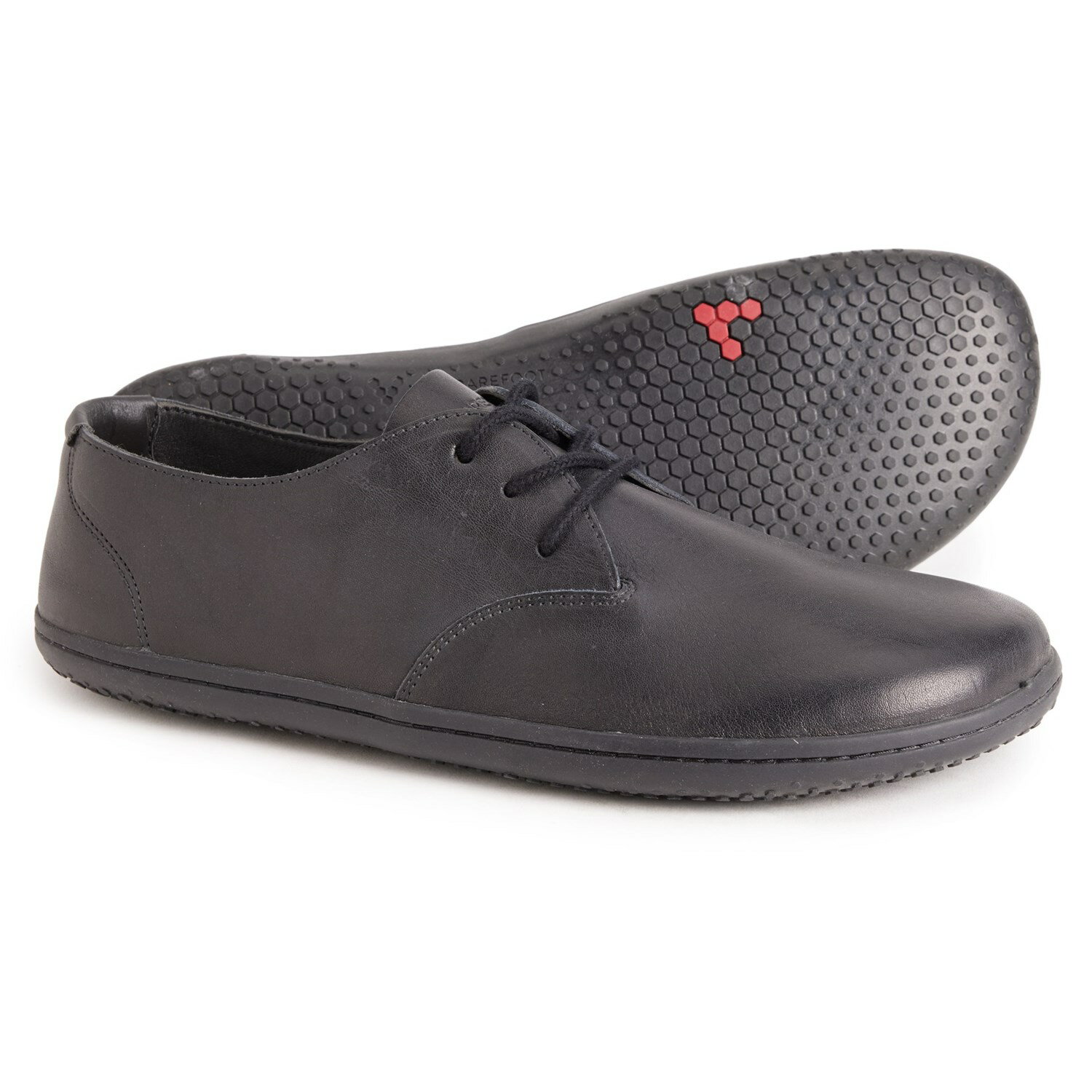 (取寄) VivoBarefoot Ra III ビボベアフット レディース シューズ ラー 3 レザー スニーカー ブラック VivoBarefoot women Made in Portugal Ra III Shoes Obsidianのサムネイル