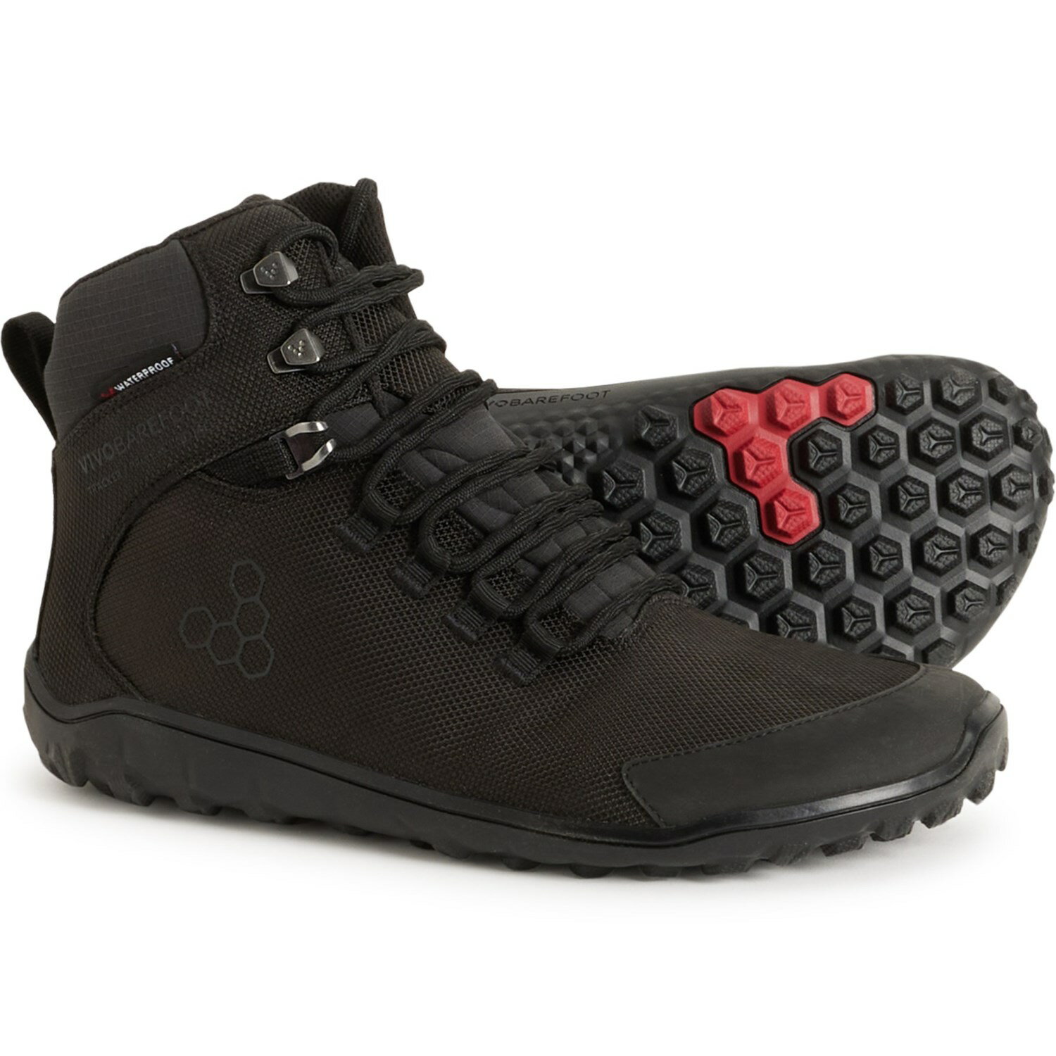 (取寄) ビボベアフット レディース トラッカー テキスタイル FG2 ハイキング ブーツ VivoBarefoot women Tracker Textile FG2 Hiking Boots (For Women) Obsidian