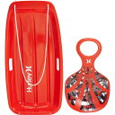 (取寄) ハーレー スリル ライダー スレッド セット - 2-ピース Hurley Thrill Rider Sled Set - 2-Piece Red