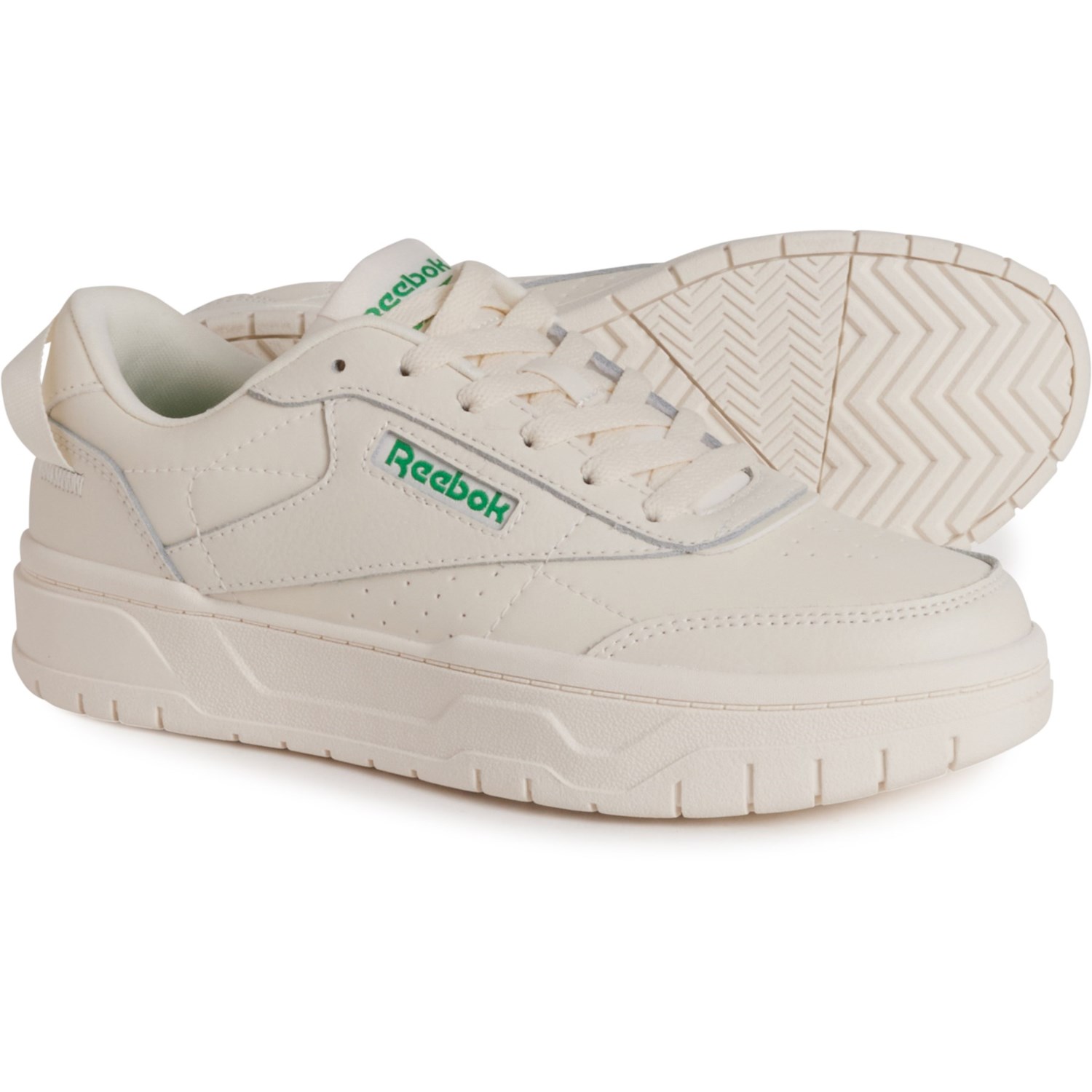 (取寄) リーボック レディース テック g ゲオ ライフスタイル スニーカー Reebok women Tech G Geo Lifestyle Sneakers (For Women) Chalk/R/Chalk/R/Glen Green/R