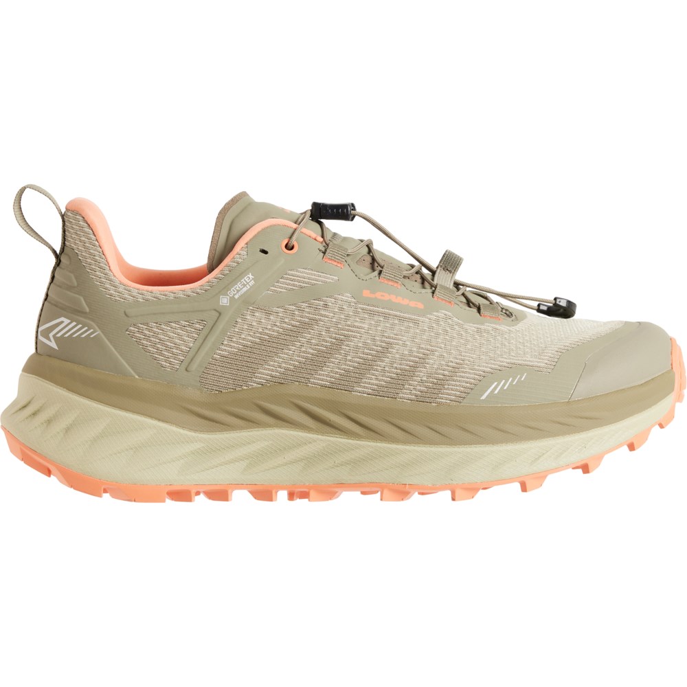 (取寄) ローバー レディース フォートゥクス ゴアテックス トレイル ランニング シューズ Lowa women Fortux Gore-Tex Trail Running Shoes (For Women) Seaweed/Melon