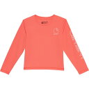 (取寄) カーハート リトル ガールズ フォース サン ディフェンダー Tシャツ - Upf 50以上, ロング スリーブ Carhartt Little Girls CA7033 Force Sun Defender T-Shirt - UPF 50+, Long Sleeve Salmon(4)