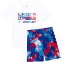 (取寄) アンダーアーマー リトル ボーイズ フリーダム カモ Tシャツ アンド ショーツ セット - ショート スリーブ Under Armour Littl...