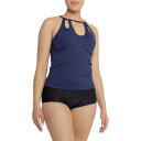 (取寄) ラ ブランカ アイランド ゴッデス ハイ ネック タンキニ トップ - Upf 50+ La Blanca Island Goddess High Neck Tankini Top - UPF 50+ Indigo(4)