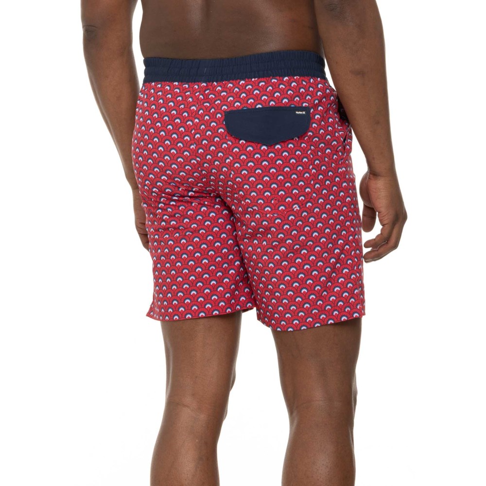 (取寄) ハーレー アメリカン バースト ボレー スイム ショーツ Hurley American Burst Volley Swim Shorts Blue Bliss