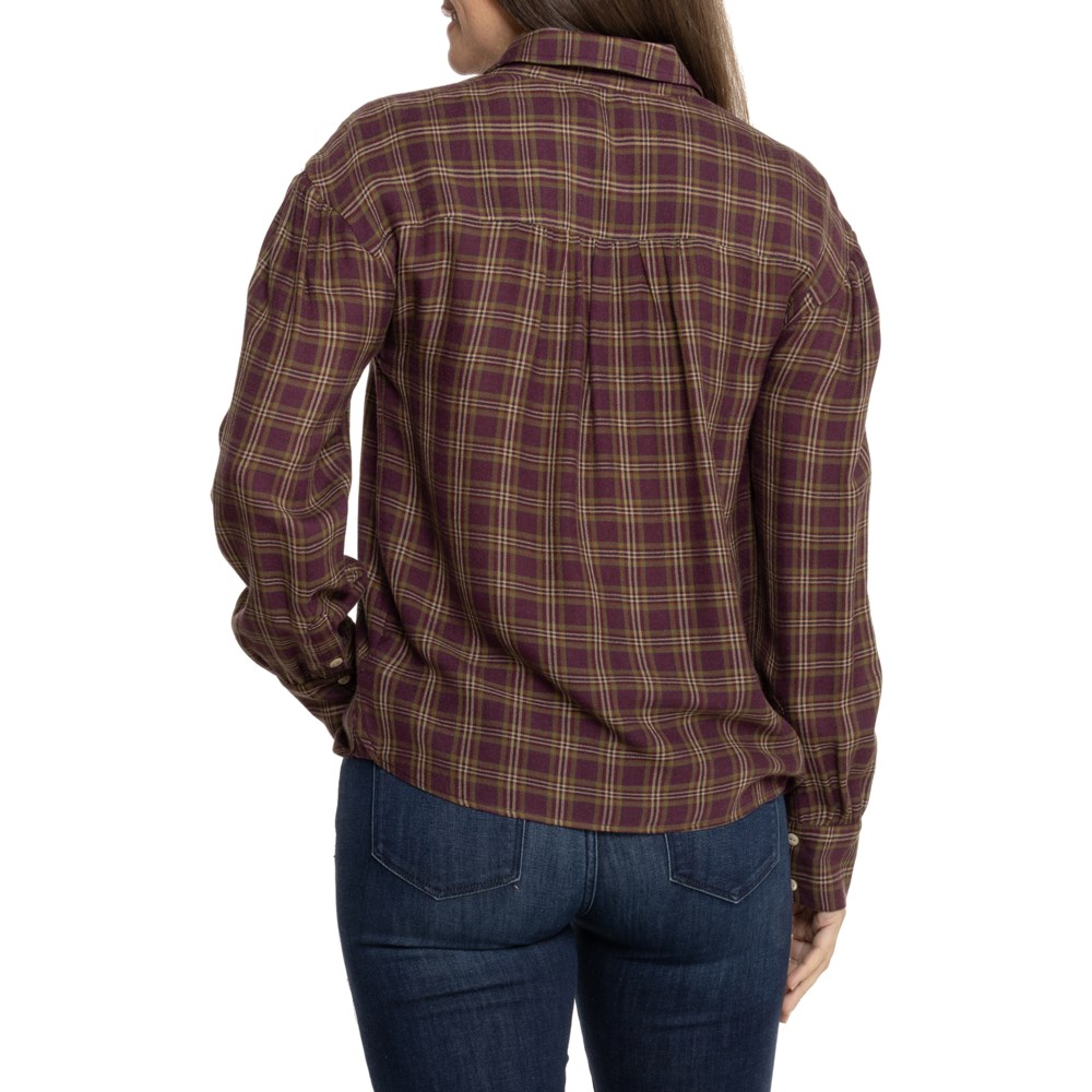 (取寄) ファリティ シャツ - ロング スリーブ Faherty Olli Shirt - Long Sleeve Mulberry Plaid