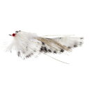 (取寄) モンタナフライカンパニー ダイブ ボンバー クリッター ソルトウォーター フライ - ハーフ ダズン Montana Fly Company Smith's Dive Bomber Critter Saltwater Fly - Half Dozen White(4)
