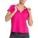 (取寄) クリームソンクローバー ダイナ ポロ シャツ - Upf 40+, ジップ ネック, ショート スリーブ Krimson Klover Dina Polo Shirt - UPF 40+, Zip Neck, Short Sleeve Flamingo(4)