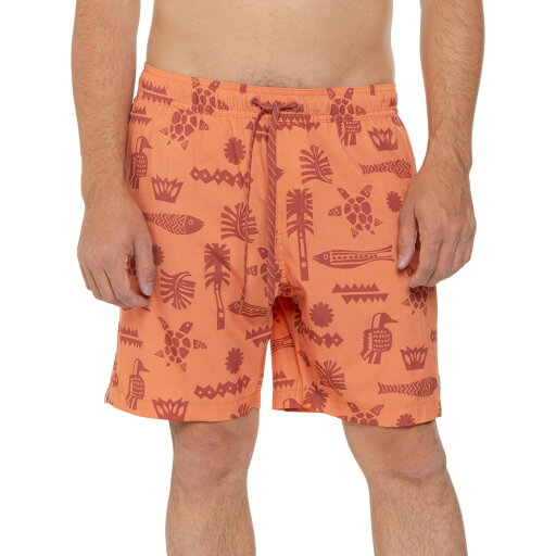 (取寄) エディーバウアー ストレッチ コンフォート トライバル ボレー ショーツ - Upf 50 Eddie Bauer Stretch Comfort Tribal Volley Shorts - UPF 50 Canyon Clay (取寄) エディーバウアー ストレッチ コンフォート トライバル ボレー ショーツ - Upf 50 Eddie Bauer Stretch Comfort Tribal Volley Shorts - UPF 50 Canyon Clay