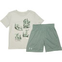 (取寄) アンダーアーマー リトル ボーイズ アス アニマル T-シャツ アンド ショーツ セット - ショート スリーブ Under Armour Littl...