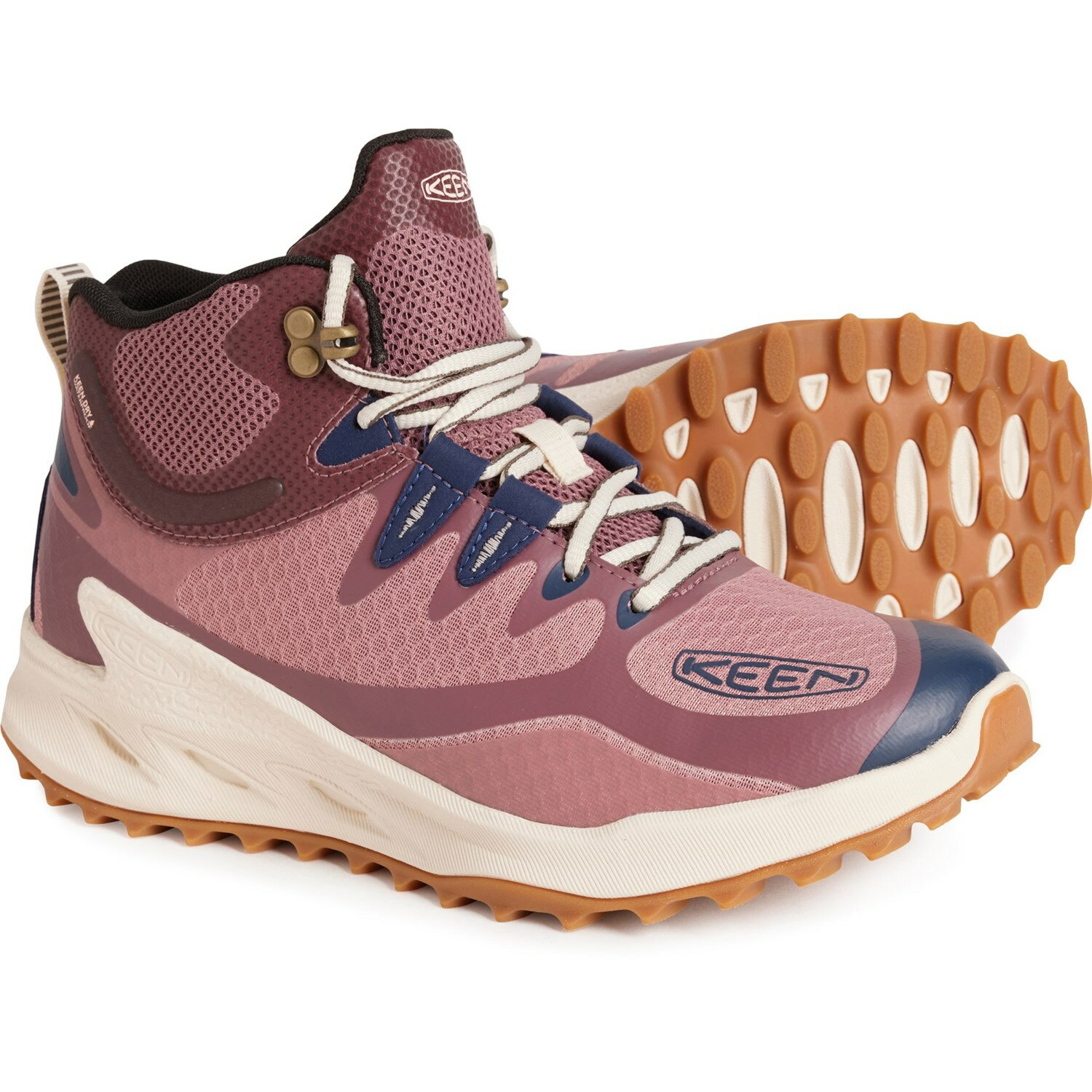 (取寄) キーン レディース シオニック ミッド ハイキング ブーツ Keen women Zionic Mid Hiking Boots (For Women) Nostalgia Rose/Peach Parfait
