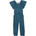 (取寄) ミルクベリー トドラー ガールズ フラッター スリーブ ジャンプスーツ - ショート スリーブ MILKBERRY Toddler Girls Flutter Sleeve Jumpsuit - Short Sleeve Denim(4)