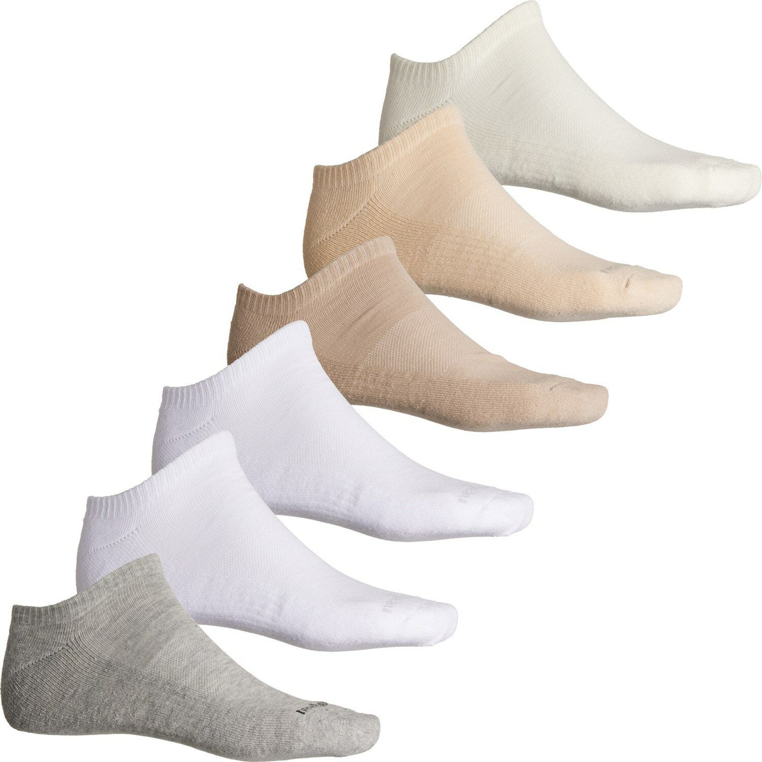 (取寄) ニューバランス メンズ スポーツ-パフォーマンス クッション ノーショー ソックス New Balance men Sport-Performance Cushioned No-Show Socks (For Men) Multi 4