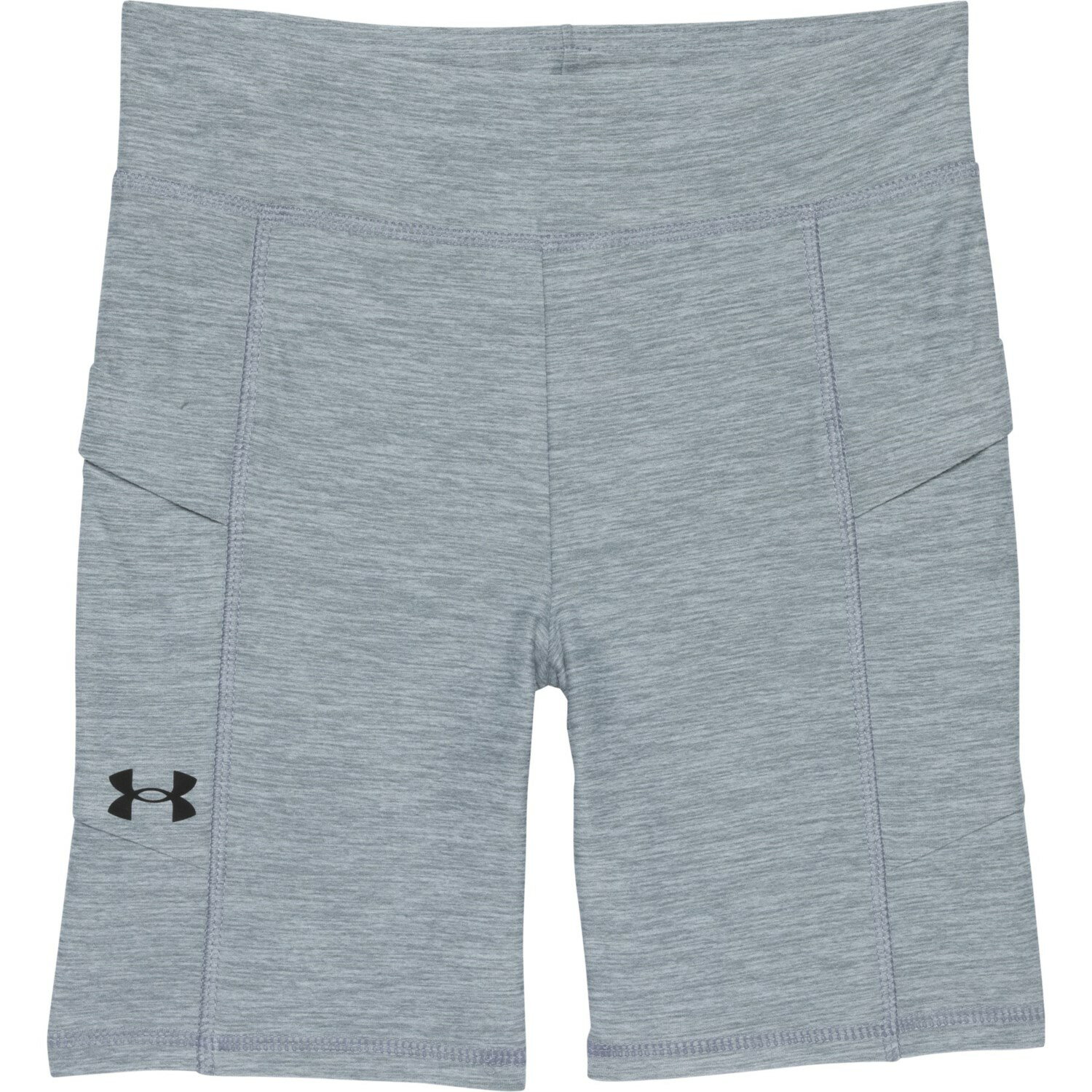 (取寄) アンダーアーマー ビッグ ガールズ カーゴ バイク ショーツ Under Armour Big Girls Cargo Bike Shorts Mod Gray