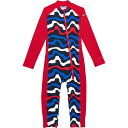 (取寄) コロンビアスポーツウェア トドラー ボーイズ サンディー ショアーズ リ サンスーツ - Upf 50 Columbia Sportswear Toddler Boys Sandy Shores II Sunsuit - UPF 50 Coll Navy Wavy(4)