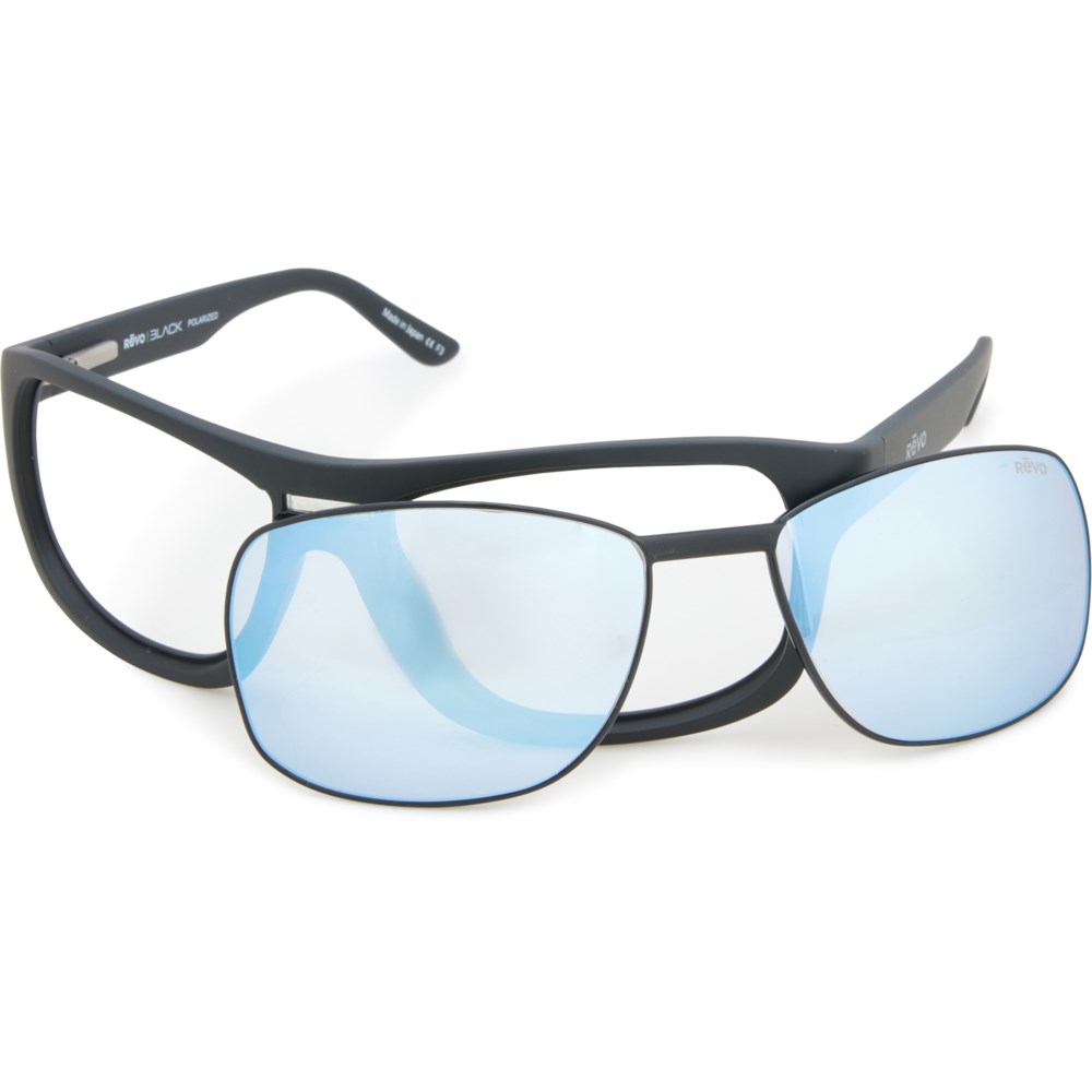 (取寄) レボ メイド イン ジャパン ジェネシス ミラー サングラス - ポーラライズド Revo Made in Japan Genesis Mirror Sunglasses - Polarized Matte Black/Blp Go