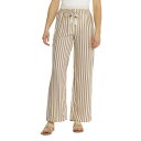 (取寄) ダブル ウェスト ストライプ パンツ SALTY LEMON Double Waist Stripe Pants Ivory/Cappuchino(4)