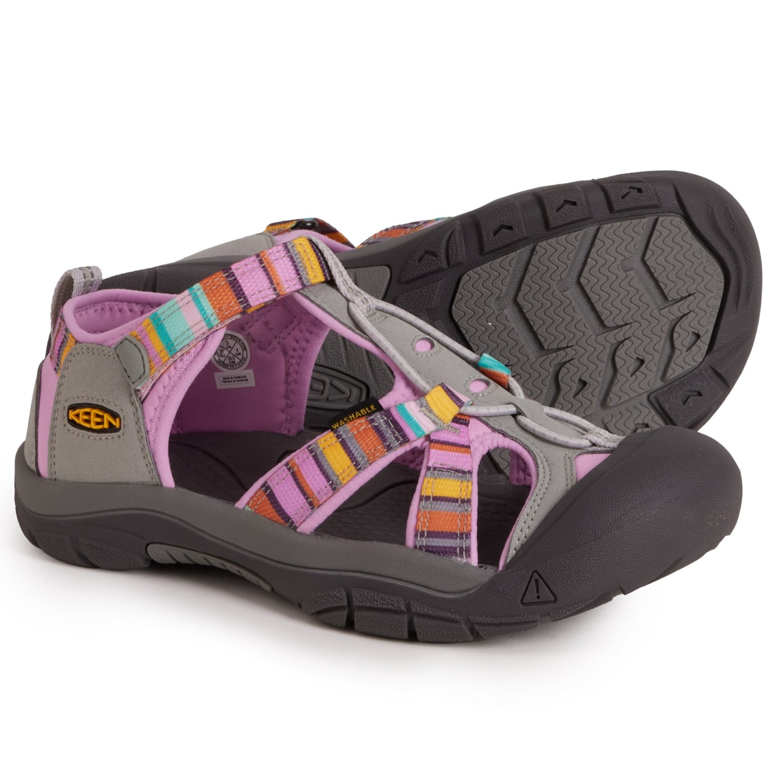 楽天ジェットラグ楽天市場店（取寄） キーン ガールズ ベニス エイチツー ウォーター サンダル Keen Girls Venice H2 Water Sandals Lilac/Raya