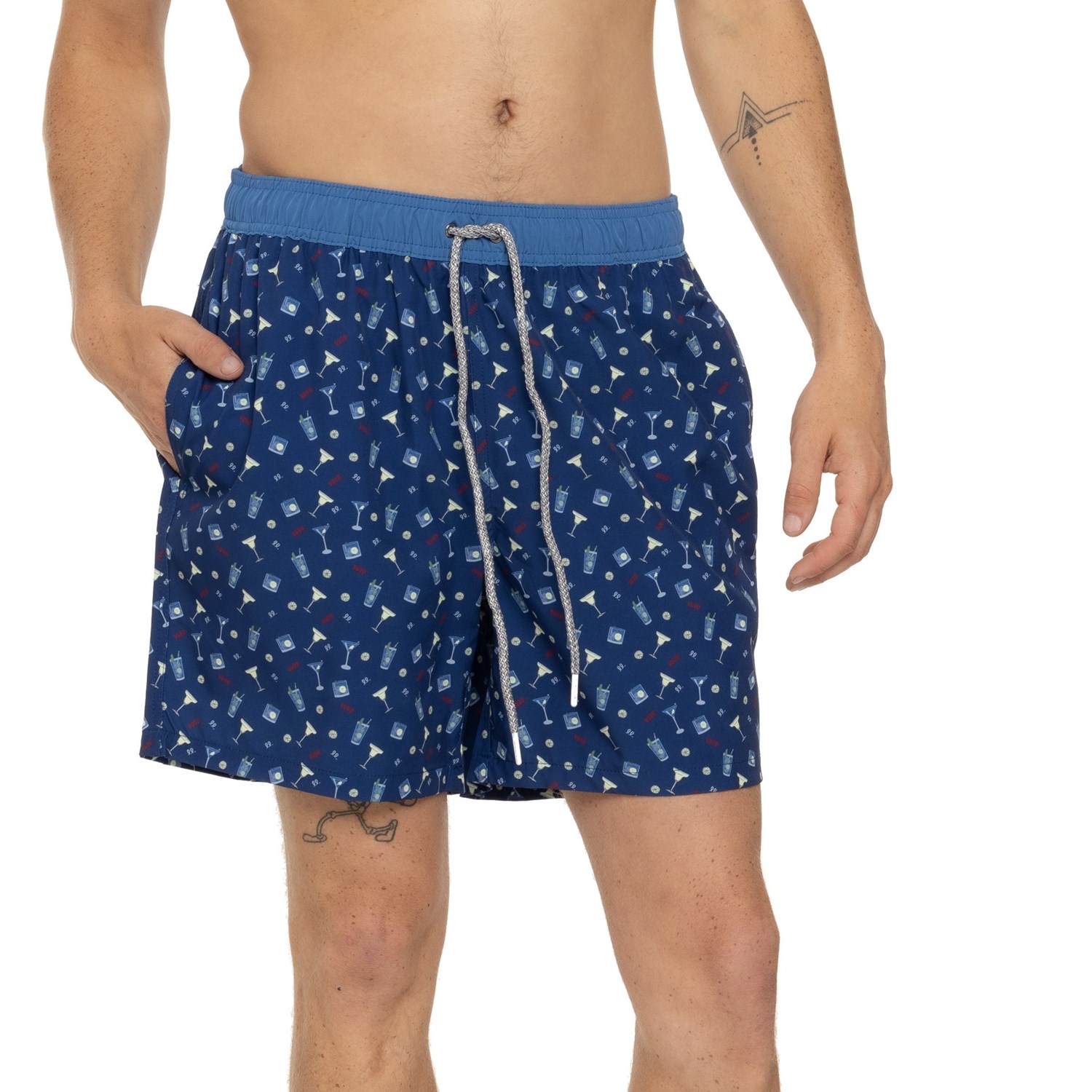 (取寄) レインフォレスト カクテル AOP ボレー スイム ショーツ Rainforest Cocktail AOP Volley Swim Shorts Navy