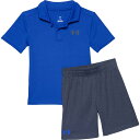 (取寄) アンダーアーマー リトル ボーイズ ゴルフ ポロ シャツ アンド ショーツ セット - ショート スリーブ Under Armour Little B...