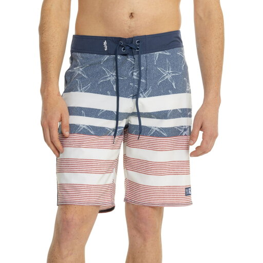 (取寄) ソルトライフ ソルティー オーナー ボードショーツ SALT LIFE Salty Honor Boardshorts Navy
